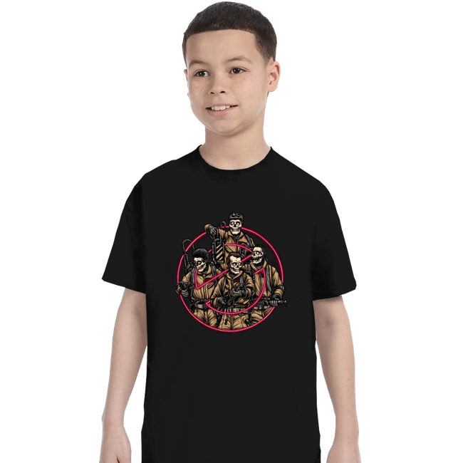 Secret_Shirts T-Shirts, Youth / XS / Black Busted Ghouls