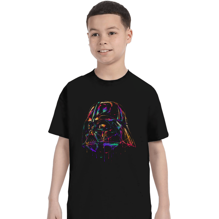Shirts T-Shirts, Youth / XS / Black Colorful Villain