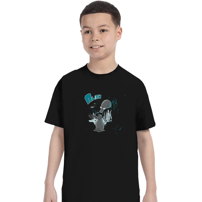 Secret_Shirts T-Shirts, Youth / XS / Black American Alien