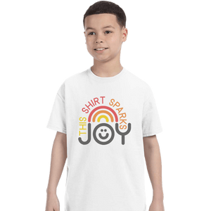 Shirts T-Shirts, Youth / XL / White This Shirt Sparks Joy