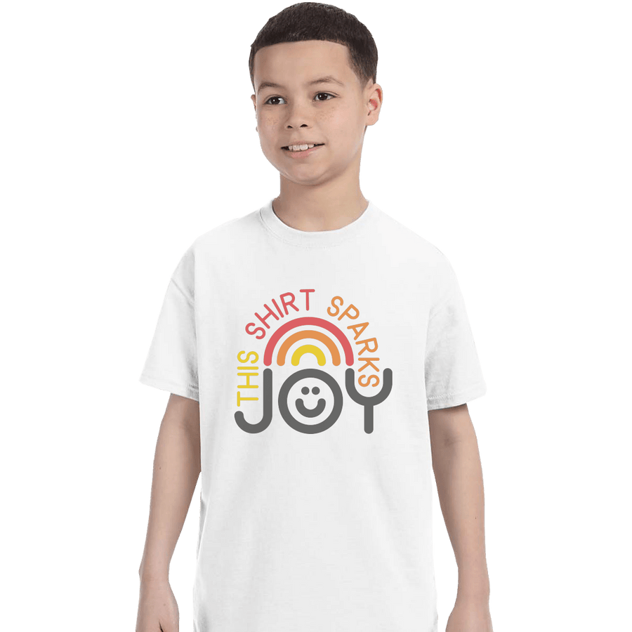 Shirts T-Shirts, Youth / XL / White This Shirt Sparks Joy
