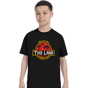 Daily_Deal_Shirts T-Shirts, Youth / XS / Black This Land