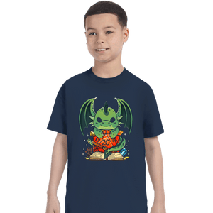Shirts T-Shirts, Youth / XS / Navy Dragon Dice