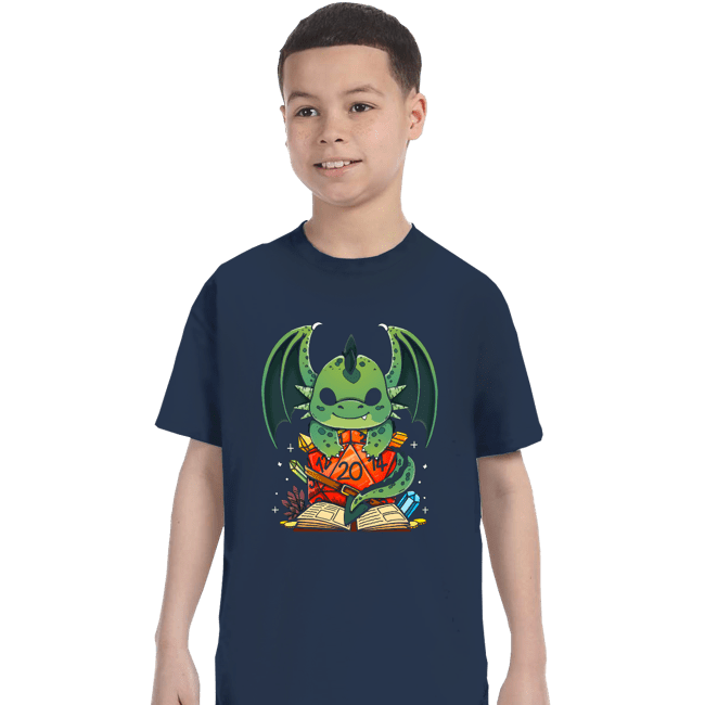 Shirts T-Shirts, Youth / XS / Navy Dragon Dice