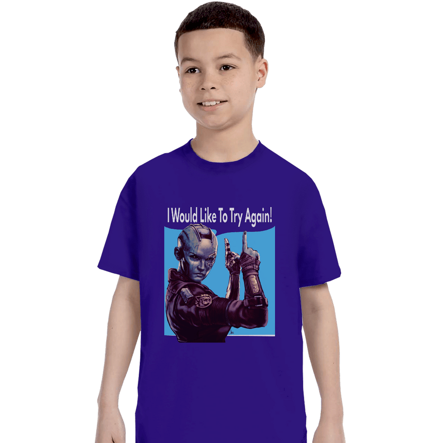Shirts T-Shirts, Youth / XL / Violet Nebula Can Do It