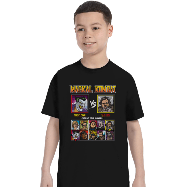 Daily_Deal_Shirts T-Shirts, Youth / XS / Black Mark Hamill Combat