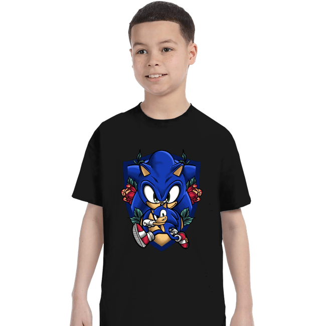 Daily_Deal_Shirts T-Shirts, Youth / XS / Black Sonic The Hedgehog