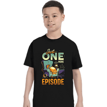 Load image into Gallery viewer, Daily_Deal_Shirts T-Shirts, Youth / XS / Black Chonky TV Addict
