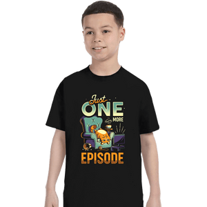 Daily_Deal_Shirts T-Shirts, Youth / XS / Black Chonky TV Addict