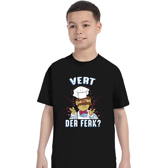 Daily_Deal_Shirts T-Shirts, Youth / XS / Black Vert Der Ferk?