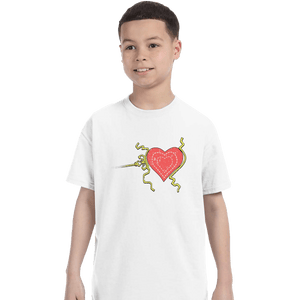 Shirts T-Shirts, Youth / XL / White Grinch Heart