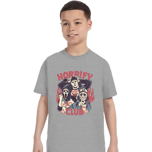 Daily_Deal_Shirts T-Shirts, Youth / XS / Sports Grey Horrify Club