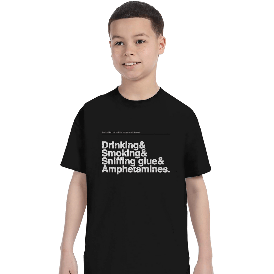 Shirts T-Shirts, Youth / XL / Black Wrong Weekend