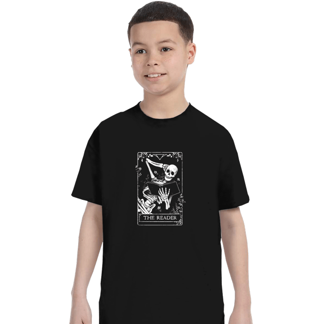 Daily_Deal_Shirts T-Shirts, Youth / XS / Black The Reader