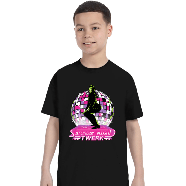 Secret_Shirts T-Shirts, Youth / XS / Black She Twerk
