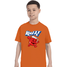 Load image into Gallery viewer, Shirts T-Shirts, Youth / XS / Orange Kool AF Man
