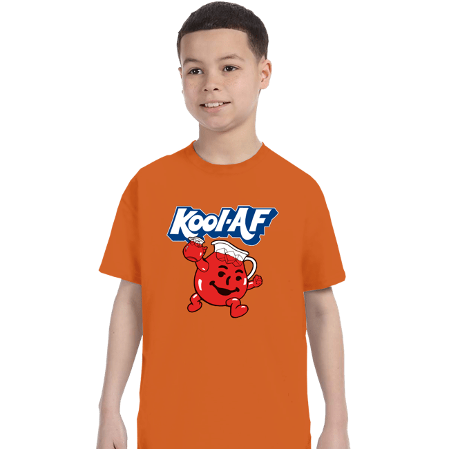 Shirts T-Shirts, Youth / XS / Orange Kool AF Man