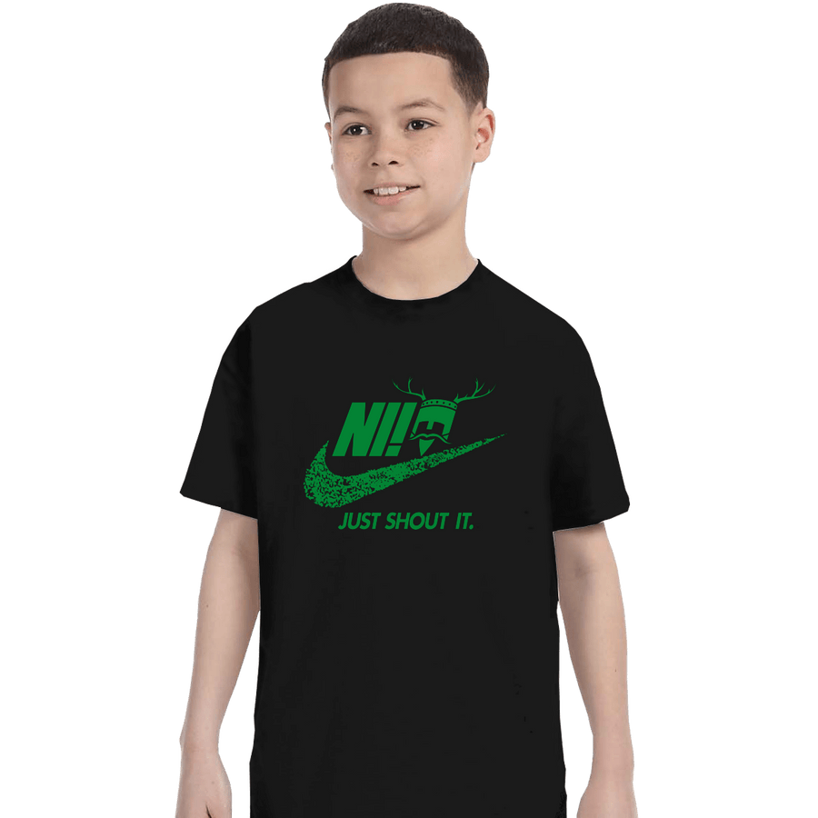 Shirts T-Shirts, Youth / XL / Black Just Shout It