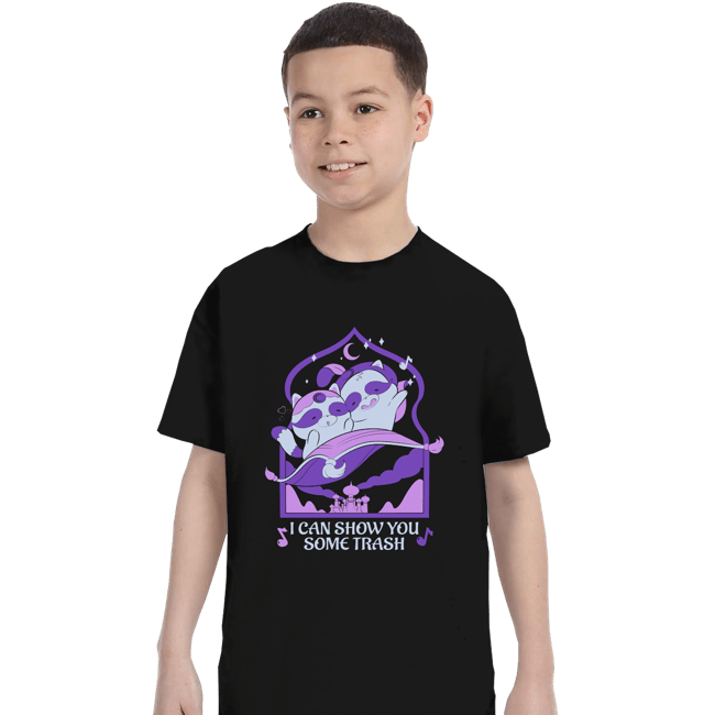 Daily_Deal_Shirts T-Shirts, Youth / XS / Black A Whole New Dump