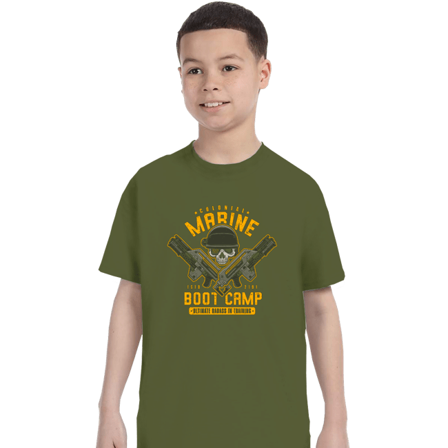 Shirts T-Shirts, Youth / XS / Military Green Colonial Marine s