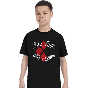 Secret_Shirts T-Shirts, Youth / XS / Black Die Clown