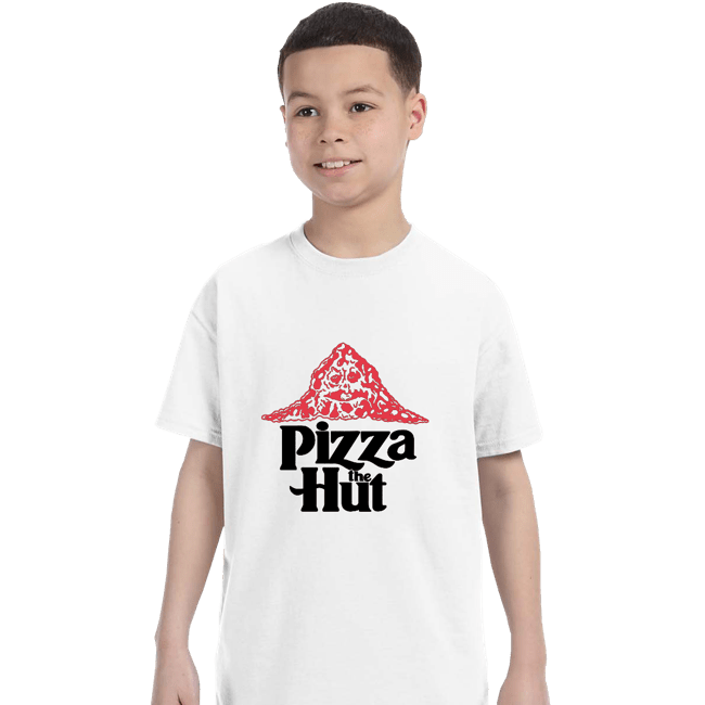 Secret_Shirts T-Shirts, Youth / XS / White Pizza-The-Hut