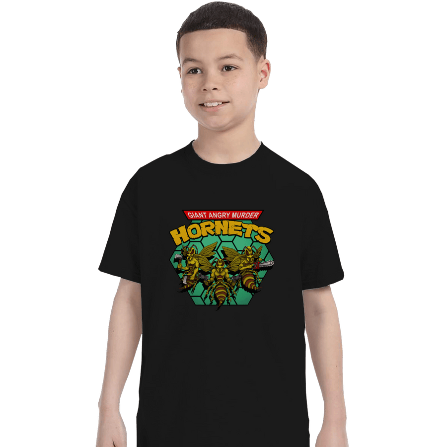 Shirts T-Shirts, Youth / XL / Black Murder Hornets