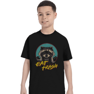 Shirts T-Shirts, Youth / XL / Black Eat Trash
