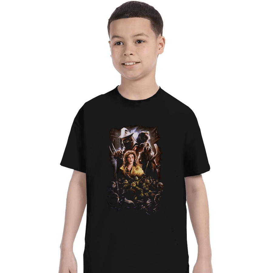 Shirts T-Shirts, Youth / XL / Black TMNineTy