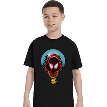 Load image into Gallery viewer, Shirts T-Shirts, Youth / XL / Black Spider Chain
