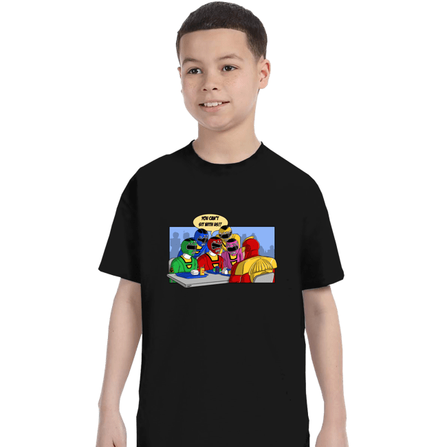 Daily_Deal_Shirts T-Shirts, Youth / XS / Black Mean Rangers