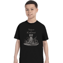 Load image into Gallery viewer, Shirts T-Shirts, Youth / XL / Black Release The Krakitten
