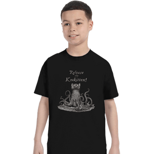 Shirts T-Shirts, Youth / XL / Black Release The Krakitten