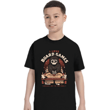 Load image into Gallery viewer, Daily_Deal_Shirts T-Shirts, Youth / XS / Black I Love Board Games
