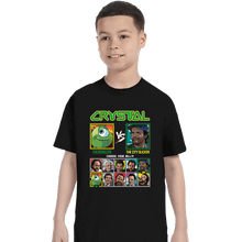 Load image into Gallery viewer, Secret_Shirts T-Shirts, Youth / XS / Black Crystal Fighter

