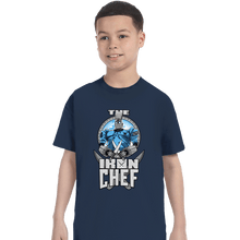 Load image into Gallery viewer, Daily_Deal_Shirts T-Shirts, Youth / XS / Navy The Iron Chef
