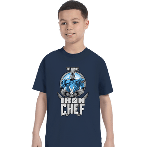 Daily_Deal_Shirts T-Shirts, Youth / XS / Navy The Iron Chef