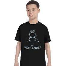 Load image into Gallery viewer, Shirts T-Shirts, Youth / XL / Black Night Monkey
