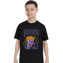 Load image into Gallery viewer, Shirts T-Shirts, Youth / XS / Black Spookasaur
