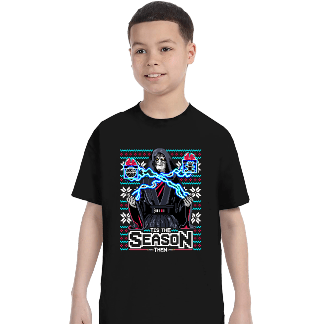 Daily_Deal_Shirts T-Shirts, Youth / XS / Black Tis The Season Then