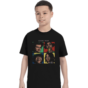 Shirts T-Shirts, Youth / XL / Black Scoops Troop