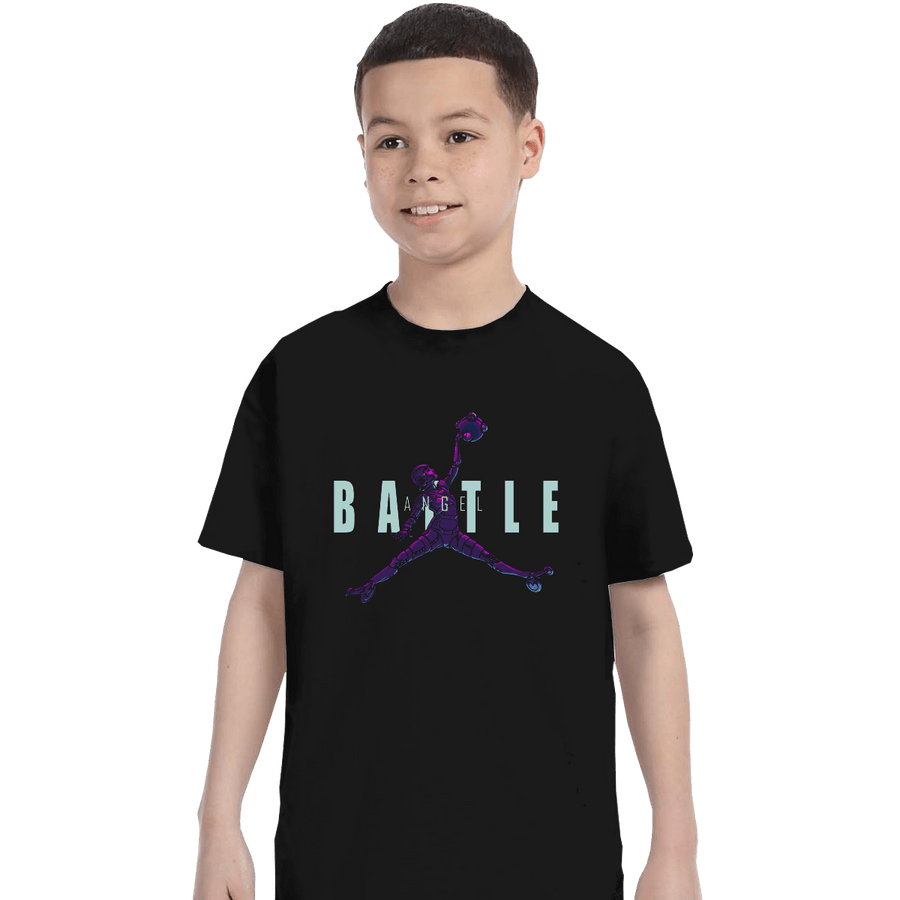 Shirts T-Shirts, Youth / XL / Black Battle Angel