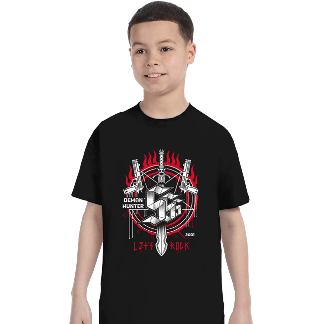 Shirts T-Shirts, Youth / XS / Black Triple S Hunter