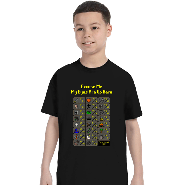 Secret_Shirts T-Shirts, Youth / XS / Black Run Escape