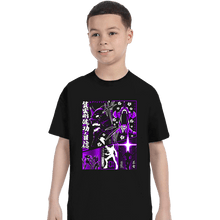 Load image into Gallery viewer, Secret_Shirts T-Shirts, Youth / XS / Black Evangelion Manga
