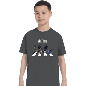 Daily_Deal_Shirts T-Shirts, Youth / XS / Charcoal The Aliens