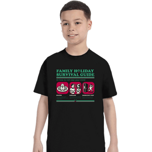 Daily_Deal_Shirts T-Shirts, Youth / XS / Black Family Holiday Survival Guide