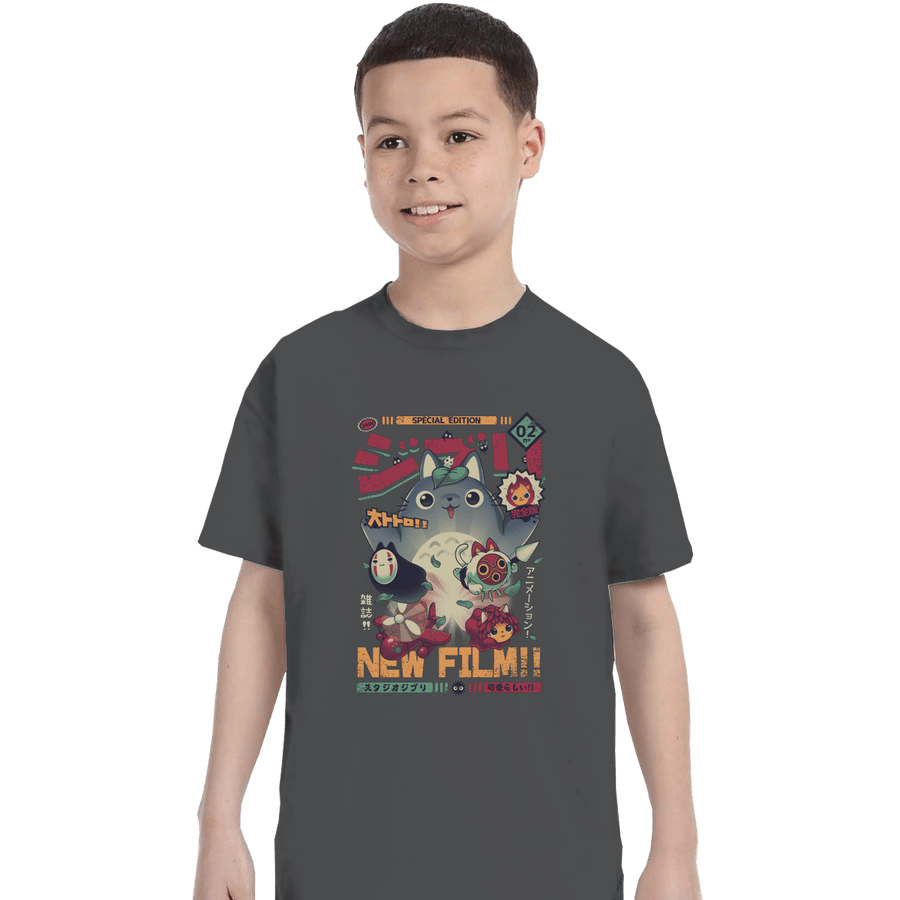 Shirts T-Shirts, Youth / XL / Charcoal Animezine