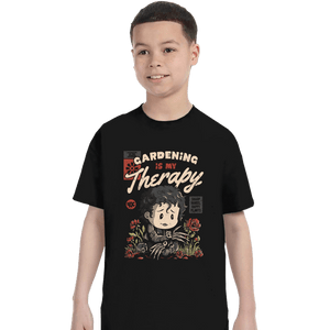 Daily_Deal_Shirts T-Shirts, Youth / XS / Black Gardening Is My Therapy