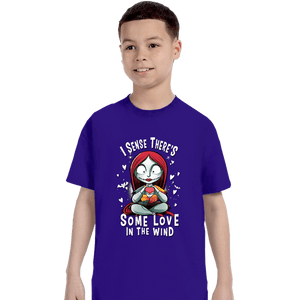 Daily_Deal_Shirts T-Shirts, Youth / XS / Violet Some Love In The Wind